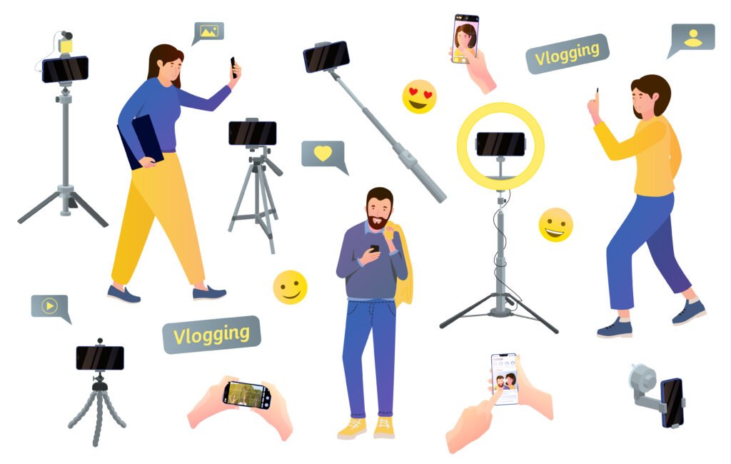 Best tripods for YouTubers and content creators in India 2025 — camera on tripod setup for vlogging and video recording