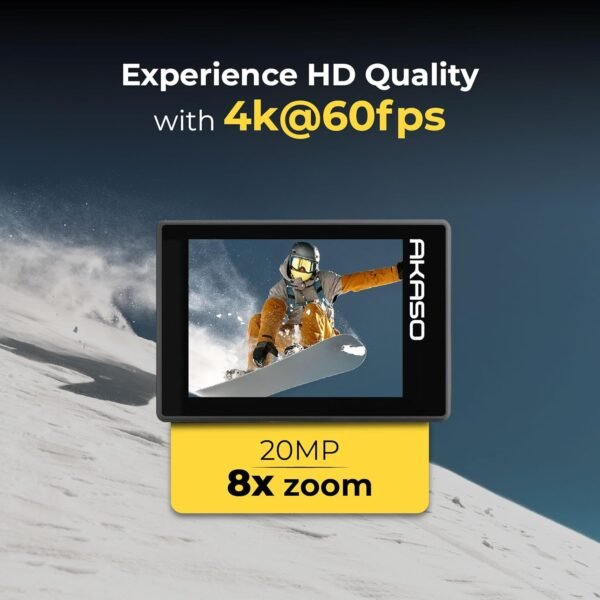 AKASO V50 Elite 4K60fps 20MP WiFi Action Camera - Image 2