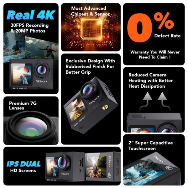 FitSpark EAGLE i15 PRO MAX Action Camera - Image 2