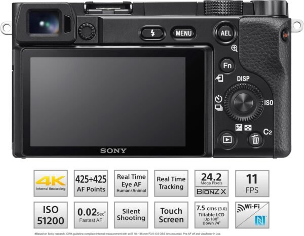 Sony New Alpha ILCE-6100K Vlogging Camera - Image 2