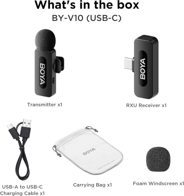 BOYA BY-V10 (USB-C, 1 TX) - Image 3