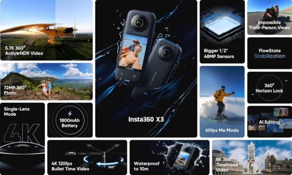 Insta360 X3 Action Camera - Image 3