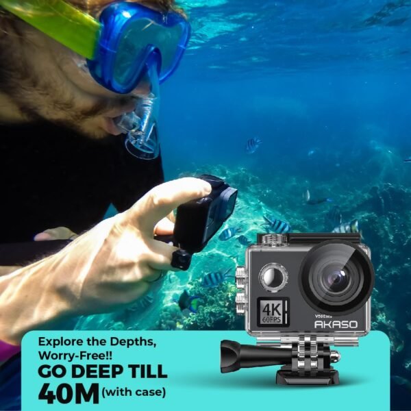 AKASO V50 Elite 4K60fps 20MP WiFi Action Camera - Image 7