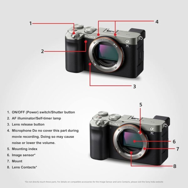 Sony Alpha ILCE-7C Compact Full Frame Camera - Image 4
