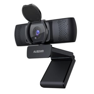 AUSDOM AF640 Full HD 1080p Webcam for YouTube and meetings