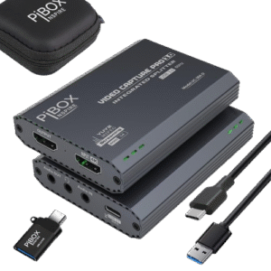 PiBox India 4K HDMI Video Capture Card for Streaming and YouTube