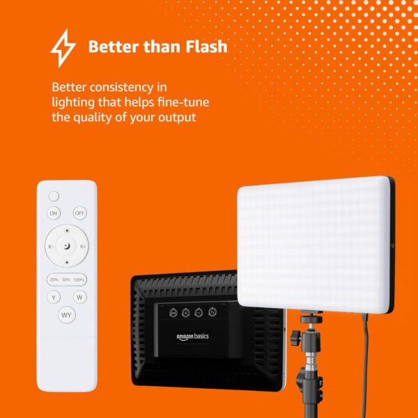 Amazon Basics LED Panel India (2025) – Studio Light with Stand for ...