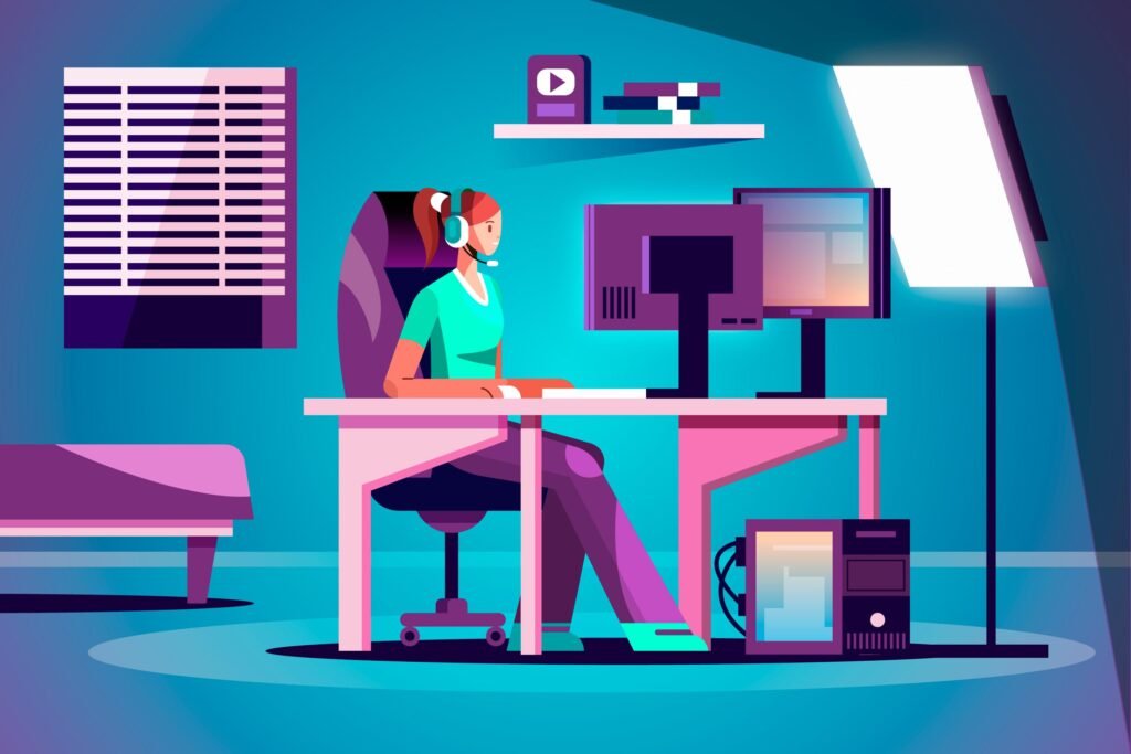 lighting setup for small home studio